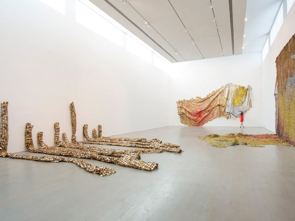 Image from Monumental Works by El Anatsui