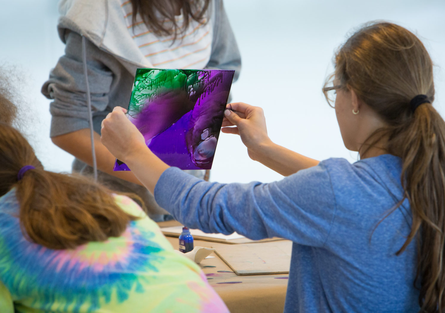 Image of student in Teen Art Class