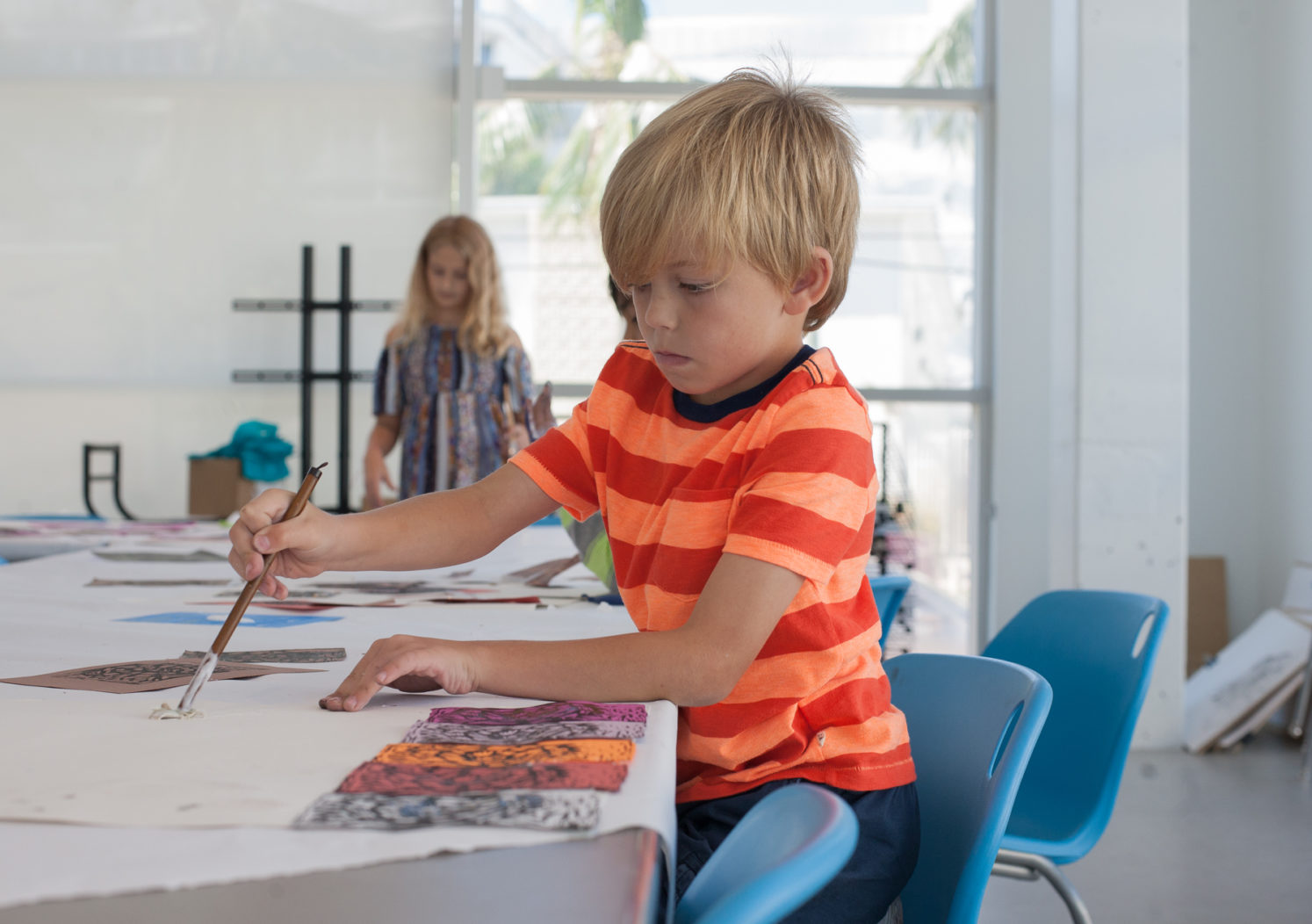 Image of student in Art for Kids class