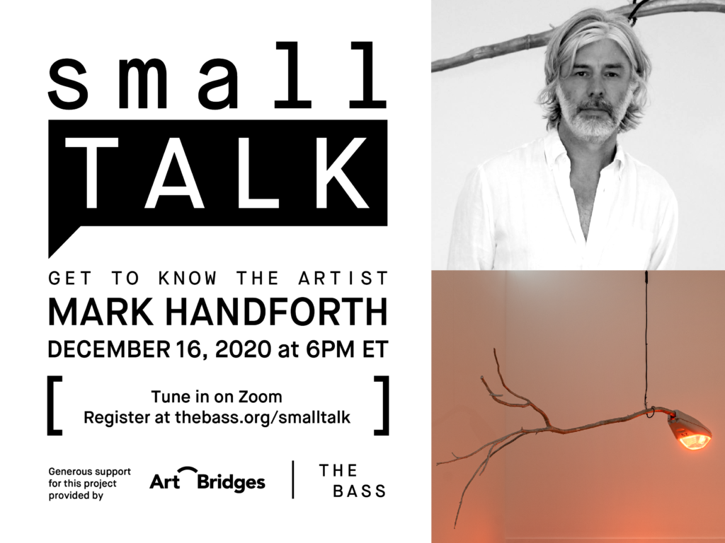 Image of Small Talk with Mark Handforth branding