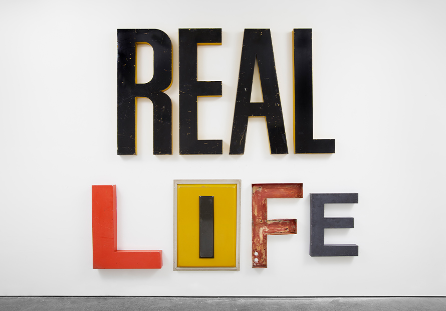 Gallery image, Jack Pierson, REAL LIFE, 2023. Loaned courtesy of Lisson Gallery