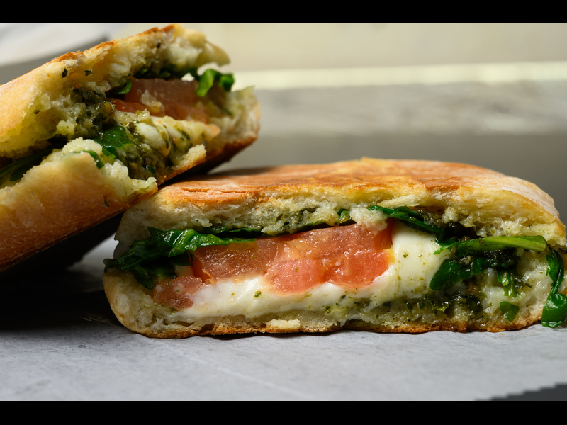 Sandwich served by The cafe at The Bass by Unique Catering